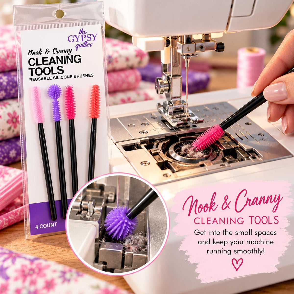 Quilting Gift Bundle Sewing Tools Machine Maintenance Brush Set Beginner Quilter Supply Package Christmas Stocking Stuffer Seamstress