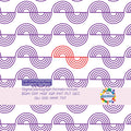 Longarm Quilting Pattern Digital File Wave Design Geometric Circles Multiple Machine Formats BQM HQF IQP PAT PLT Edge To Edge Pantograph Extended Width Template Instant Download Professional Computerized Quilting Modern Style Continuous