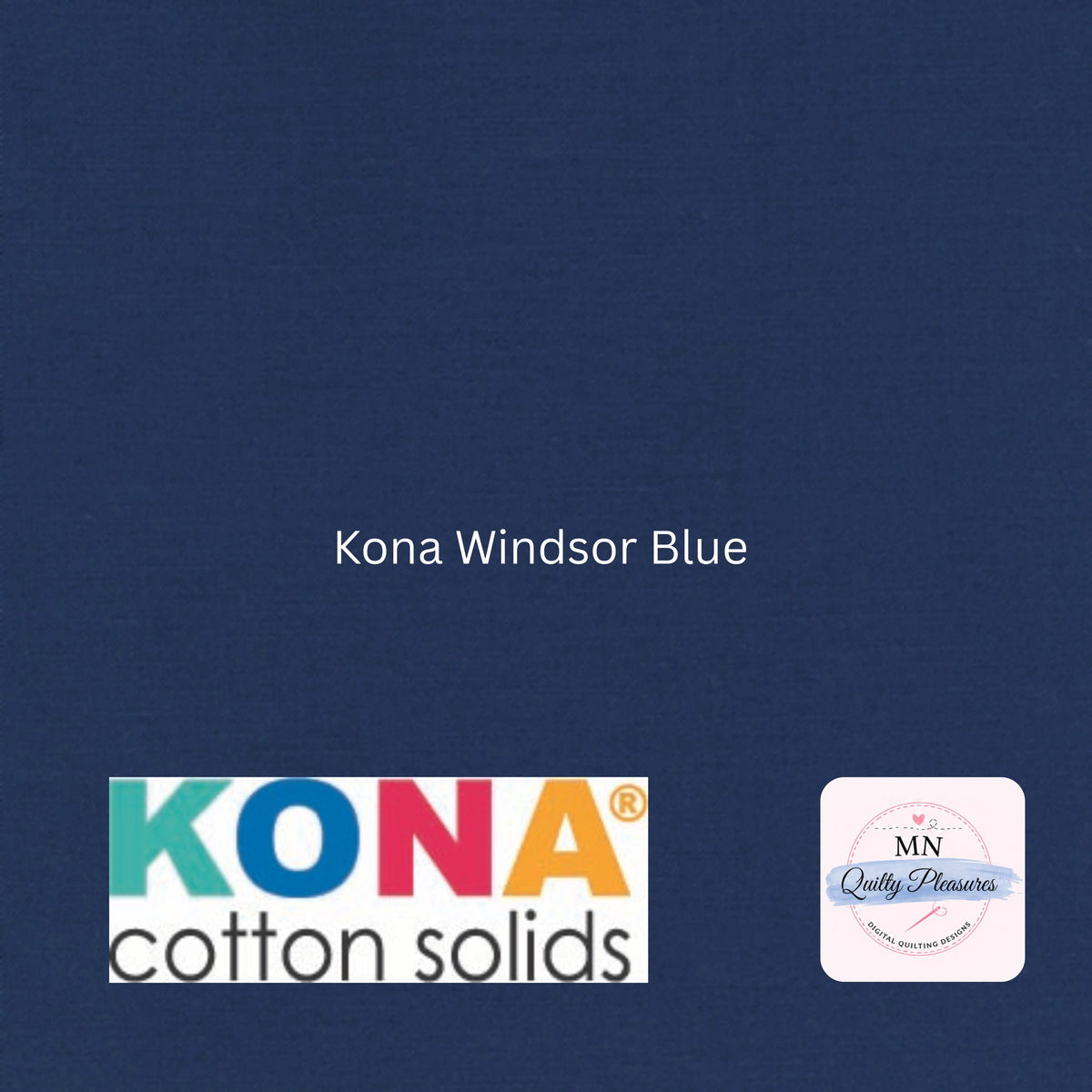Navy Cotton Fabric Quilting Material Premium Quality Broadcloth Sewing Projects Solid Windsor Blue Yardage Continuous Cut Half Yard Increments Robert Kaufman Kona Collection Wide Width Cloth Apparel Dressmaking Craft Supply Essential