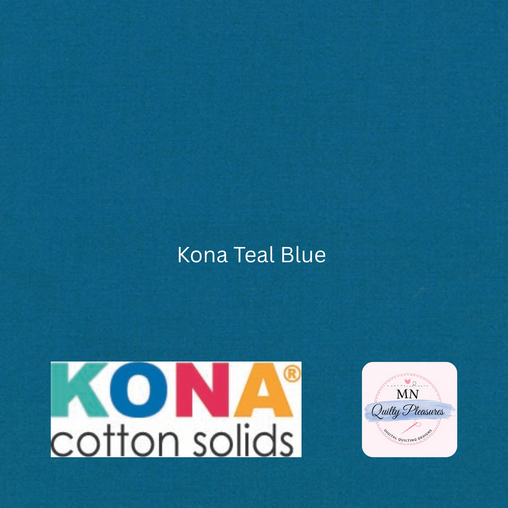 Continuous Yardage Cotton Fabric Kona Cotton Teal Solid Broadcloth Material Premium Quality Quilting Supply Half Yard Cut Available Wide Width Fabric Sewing Projects Apparel Craft Cloth Material Robert Kaufman Brand Quilter Seamstress