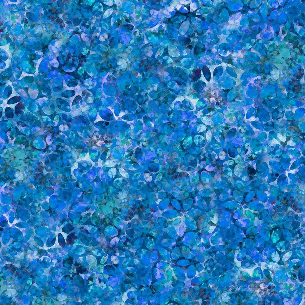 Watercolor Kaleidoscope Fabric Digital Print Cotton Material Quilting Weight Modern Design Sewing Project Craft Supply Soft Cotton Dress