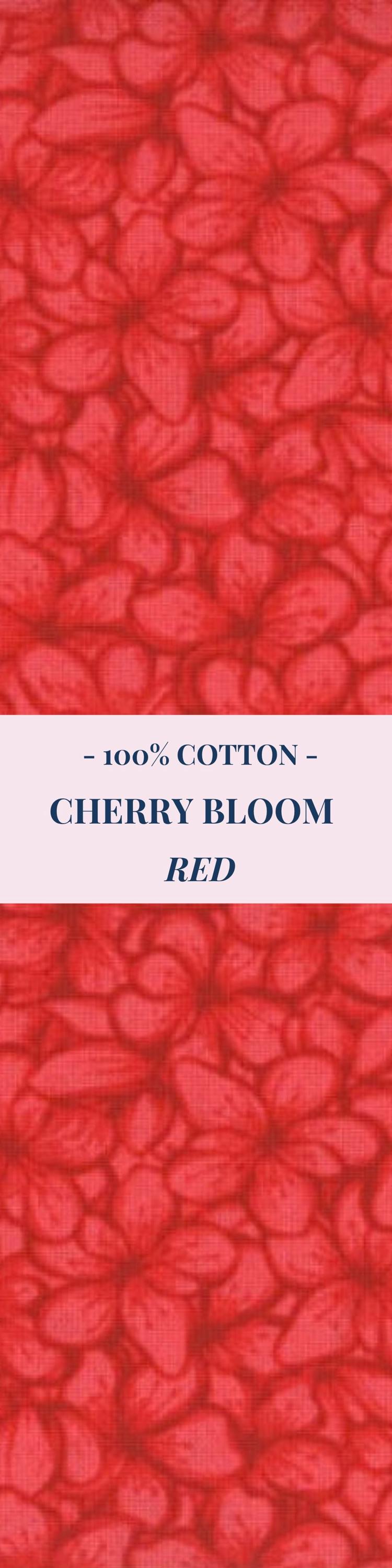 Blender Print Fabric Cotton Quilting Yardage Red Floral Pattern Tonal Design Small Clustered Flowers Perfect Coordinating Prints Quilting Cotton Material By The Yard Fat Quarter Options Sewing Projects Craft Supplies Quilt Making Essential