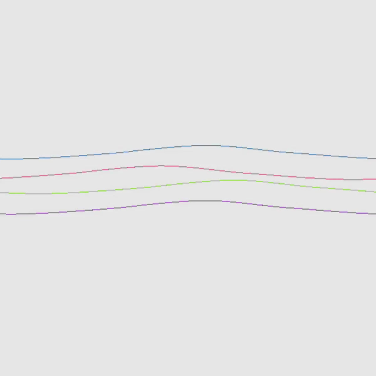 Computerized Quilting Smooth Wave Design Pattern Digital Download File Format Guide Modern Edge to Edge Pantograph Extended Width Curve